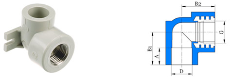 Настенное колено