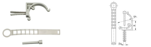 Крепление труб универсальное